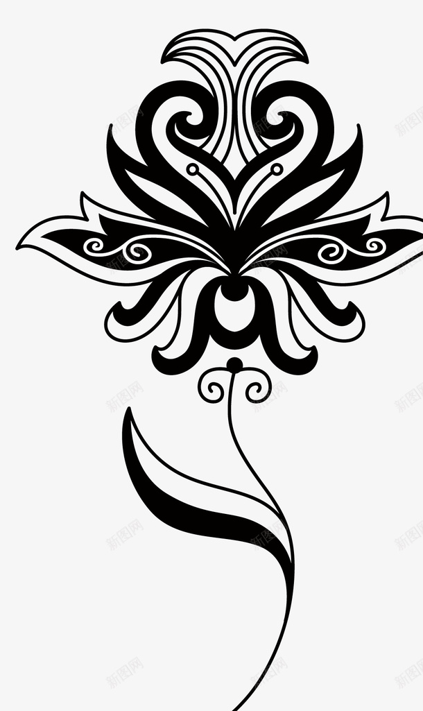 古典花纹图案png免抠素材_88icon https://88icon.com 传统花纹图案 古典植物花纹 花朵图案 花纹图案