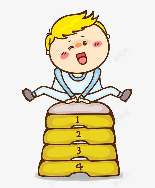 孩子跳木马png免抠素材_88icon https://88icon.com 免扣 卡通 孩子 跳木马