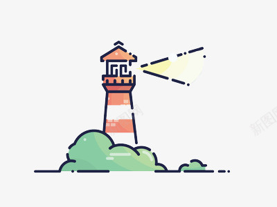 塔png免抠素材_88icon https://88icon.com icon outline 可爱风