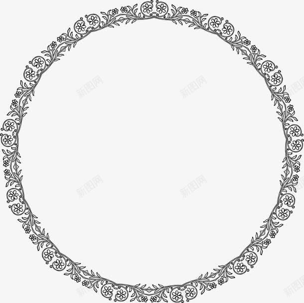 简约黑白边框png免抠素材_88icon https://88icon.com 简约 边框 黑白