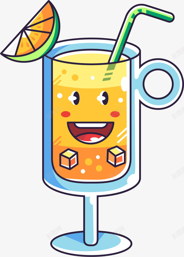 夏天卡通杯子小人png免抠素材_88icon https://88icon.com 冷饮 加冰饮料 卡通小人 夏天 开心 杯子小人