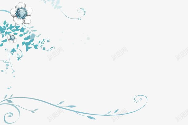 蓝色清新花纹框png免抠素材_88icon https://88icon.com 鍚嶇墖搴曟澘 鐢诲唽灏侀潰 鑺辨湹杈规