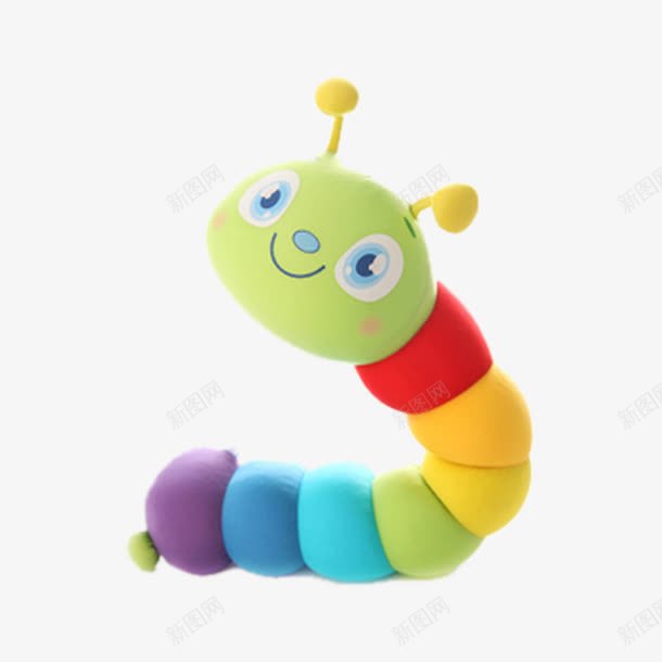 彩色毛毛虫玩偶png免抠素材_88icon https://88icon.com 可爱 彩色 毛毛虫 玩偶
