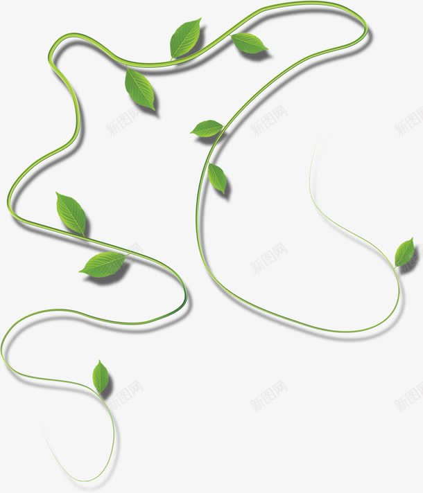 绿色精美春天枝条树叶png免抠素材_88icon https://88icon.com 春天 枝条 树叶 精美 绿色