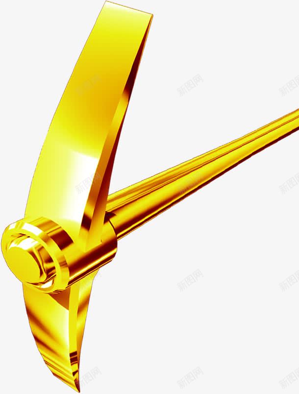 金色卡通工具春天png免抠素材_88icon https://88icon.com 卡通 工具 春天 金色