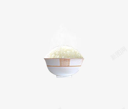 一碗米饭png免抠素材_88icon https://88icon.com 一碗米饭 瓷碗 米饭