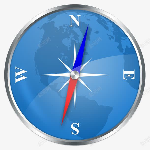 精准的指南针png免抠素材_88icon https://88icon.com 指南针 指针 方向 精准 蓝色
