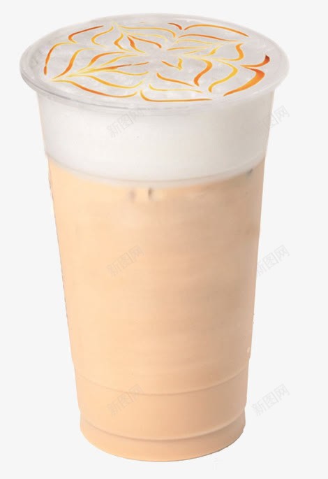 茶色奶盖茶png免抠素材_88icon https://88icon.com 奶盖 实物 茶 茶色