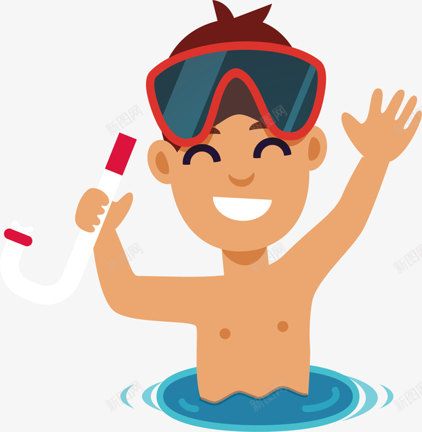 小男孩游泳矢量图ai免抠素材_88icon https://88icon.com 卡通手绘 小男孩 手绘 游泳 绘画 运动 矢量图