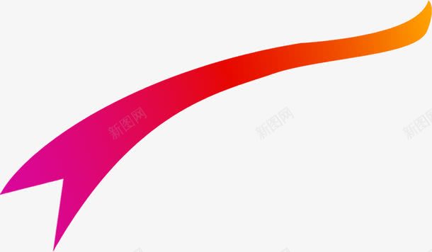 手绘渐变海报丝带png免抠素材_88icon https://88icon.com 丝带 海报 渐变