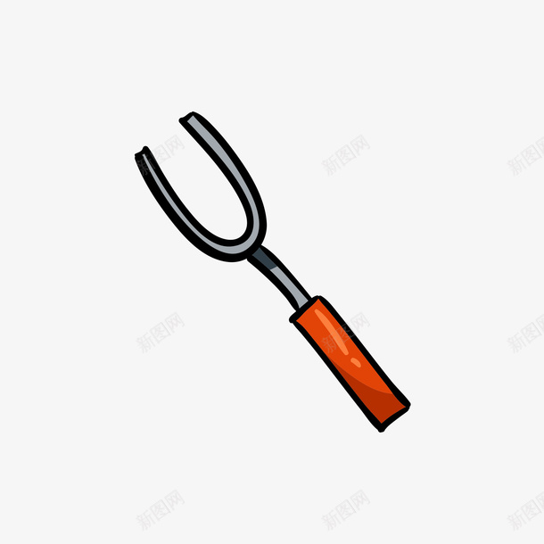 红灰色的烧烤叉子矢量图ai免抠素材_88icon https://88icon.com 叉子 灰色 烧烤 烧烤叉子 矢量叉子 红色 矢量图