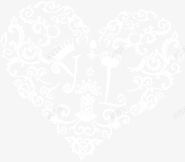 白色简约婚礼花纹png免抠素材_88icon https://88icon.com 婚礼 白色 简约 花纹