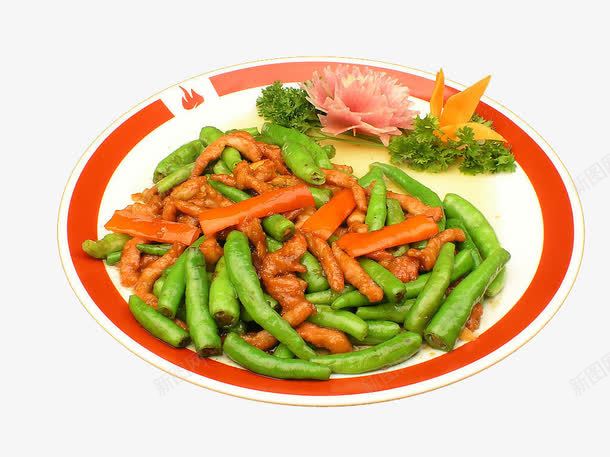 杭椒炒牛柳png免抠素材_88icon https://88icon.com 中华美食 传统美食 杭椒牛柳 餐饮美食