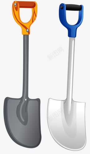 铁铲png免抠素材_88icon https://88icon.com 工具 庄园 铲子
