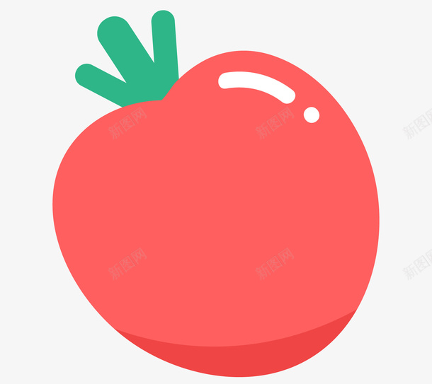 卡通番茄png免抠素材_88icon https://88icon.com 卡通 卡通食材 手绘 番茄 美味 蔬菜 食材 食物