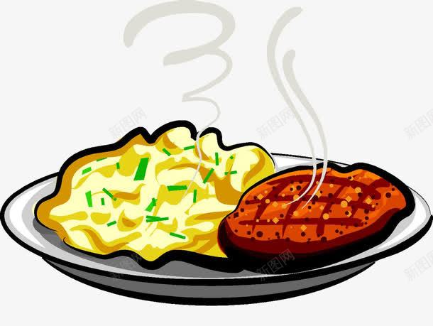 盘子里的烤牛排png免抠素材_88icon https://88icon.com 烤牛排 诱人美食 食材原料 食物原料 餐饮美食 鸡蛋