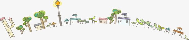 创意手绘插画风景png免抠素材_88icon https://88icon.com 创意 插画 设计 风景