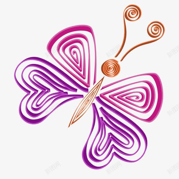蝴蝶手绘插图png免抠素材_88icon https://88icon.com 卡通 手绘 插图 清新 童真 简单 简约 粉色 紫色 蝴蝶 装饰 趣味