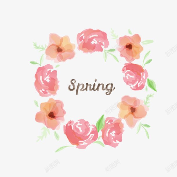 春上新水彩花卉png免抠素材_88icon https://88icon.com