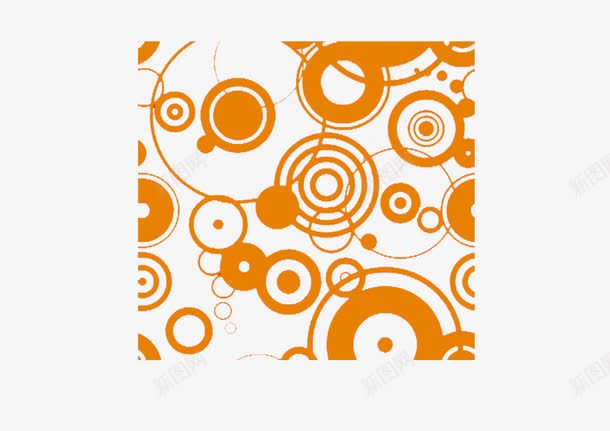 圆形混合背景图案png免抠素材_88icon https://88icon.com 圆形 装饰 黄色