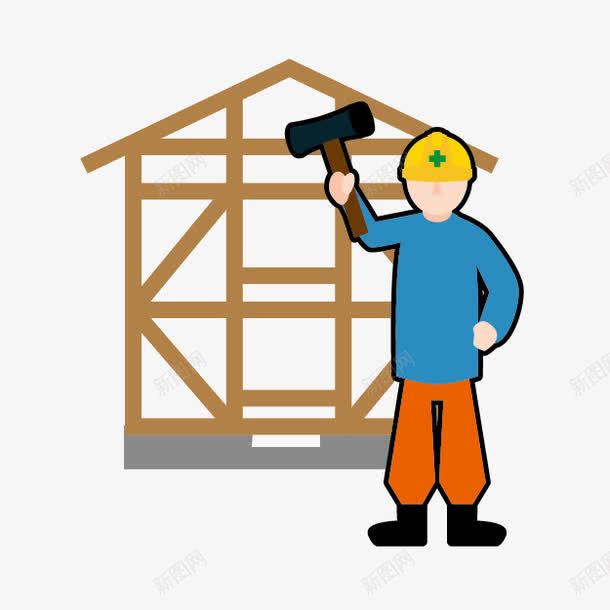 施工施工png免抠素材_88icon https://88icon.com 卡通建筑素材 建筑 手绘图片 手绘建筑 施工素描