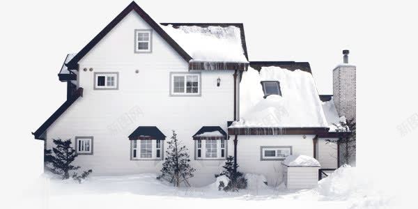唯美白色雪屋png免抠素材_88icon https://88icon.com 冬季 唯美 白色 简约 雪屋
