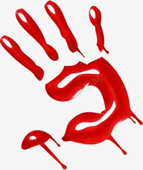红色手印png免抠素材_88icon https://88icon.com 主题 促销 手印 海报 红色
