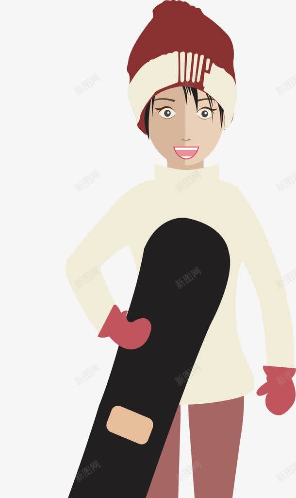 滑雪装备女孩png免抠素材_88icon https://88icon.com 保暖装扮 冬季滑雪 可爱女孩 滑雪 滑雪女孩 矢量png