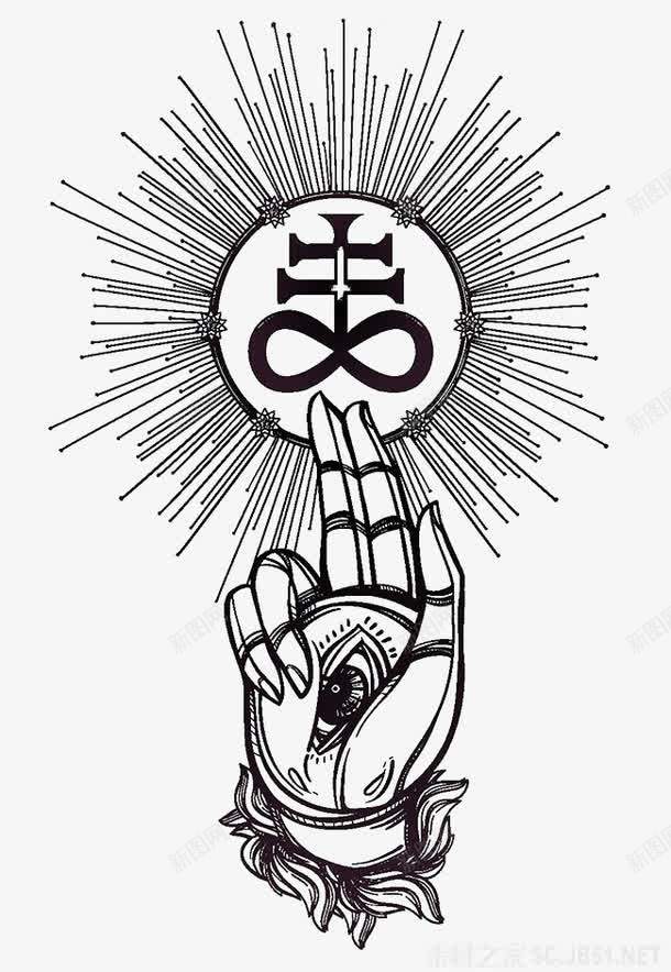 手绘佛手png免抠素材_88icon https://88icon.com 佛手 手绘 手绘佛手 眼睛 线条