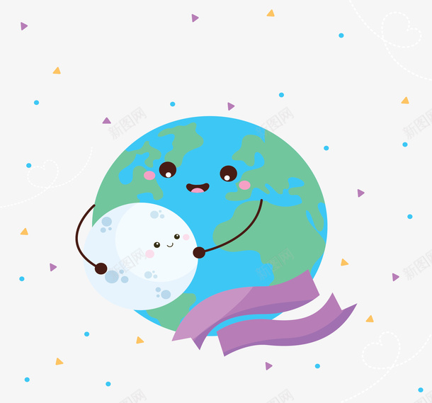 卡通世界地球日海报矢量图ai免抠素材_88icon https://88icon.com 世界地球日 卡通地球 可爱地球 地球日 矢量png 矢量图