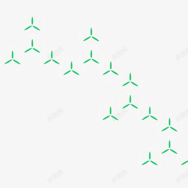 手绘三叶草png免抠素材_88icon https://88icon.com 三叶草 手绘 绿色