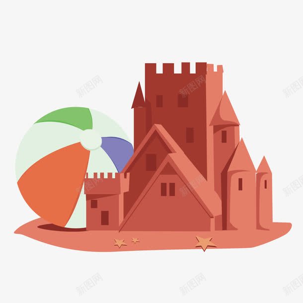 卡通气球城堡png免抠素材_88icon https://88icon.com 卡通 城堡 泥土城堡