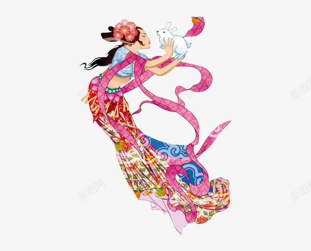 嫦娥png免抠素材_88icon https://88icon.com 中秋 传统节日 嫦娥