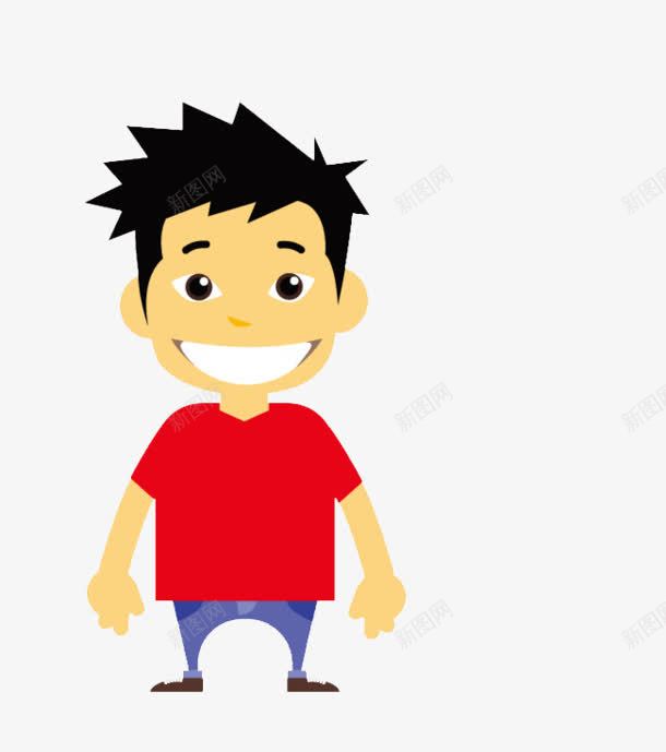 洁白牙齿短发男孩卡通png免抠素材_88icon https://88icon.com 卡通 洁白 牙齿 男孩 短发