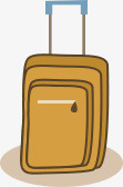 卡通旅行箱png免抠素材_88icon https://88icon.com 手拉箱 旅行箱 箱子