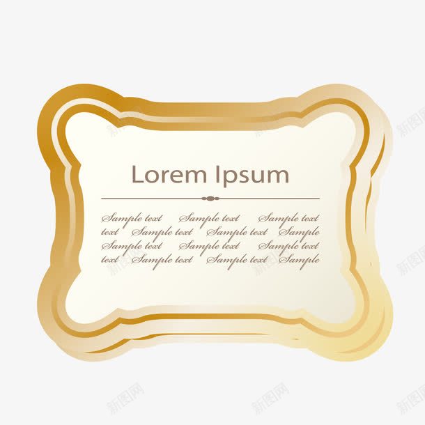金边卡牌边框png免抠素材_88icon https://88icon.com 卡牌 卡牌边框 图案 边框 金边