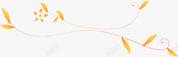 手绘黄色漫画植物梦幻png免抠素材_88icon https://88icon.com 梦幻 植物 漫画 黄色