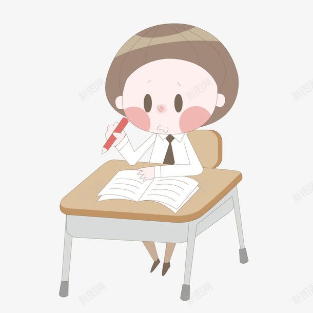 灰色卡通课桌png免抠素材_88icon https://88icon.com 卡通 粉色 素材 课桌