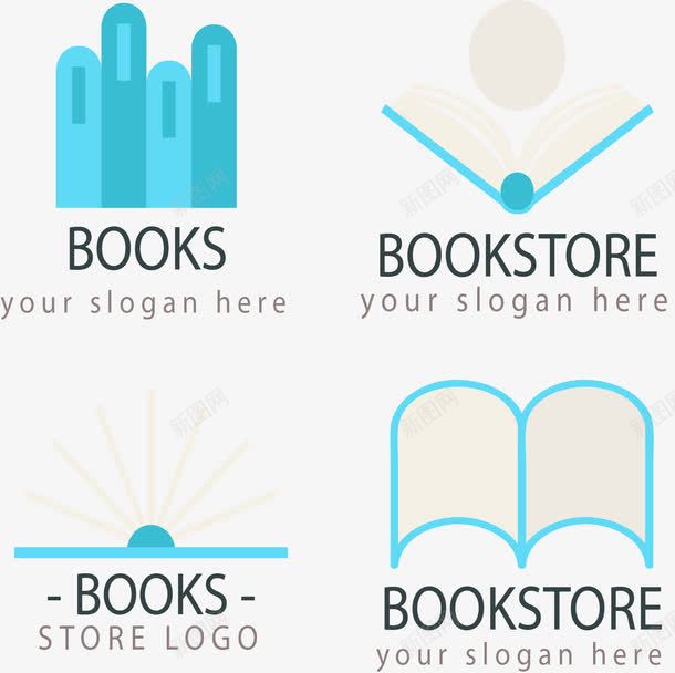 书店宣传海报矢量图eps免抠素材_88icon https://88icon.com 书店 书本 数据 矢量素材 读物 阅读 矢量图