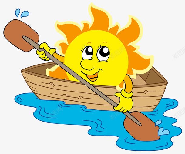 划船的太阳png免抠素材_88icon https://88icon.com 划船 卡通 太阳 小河 小溪 水 水塘 水沟 水流 河塘 河水 河沟 流水 清澈 溪水