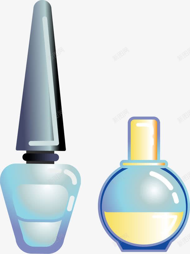 手绘指甲油矢量图ai免抠素材_88icon https://88icon.com 手绘 指甲油 美甲 矢量图