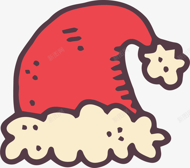 手绘圣诞帽png免抠素材_88icon https://88icon.com 圣诞帽 圣诞节 红色的帽子 装饰图 装饰画