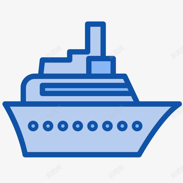 蓝色的扁平化船png免抠素材_88icon https://88icon.com app 扬帆起航 摆渡人 撑船 网页 船