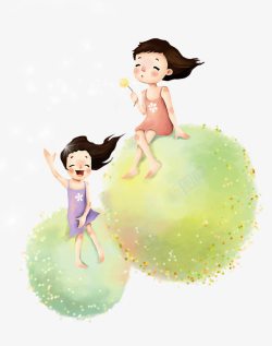 卡通小女孩png图片下载 卡通小女孩素材