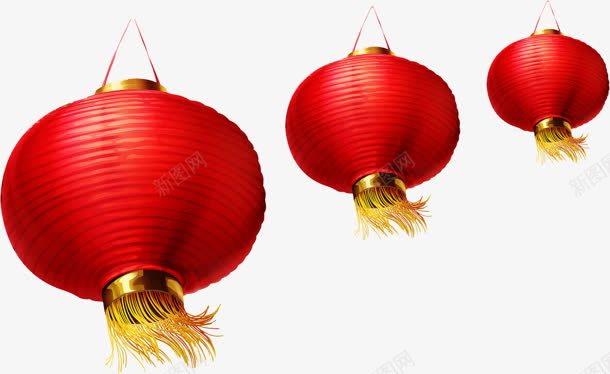 红色灯笼春节海报png免抠素材_88icon https://88icon.com 春节 海报 灯笼 红色