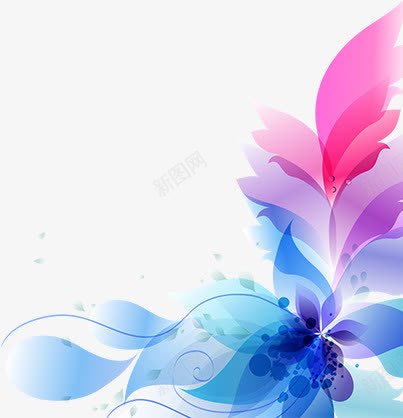 彩色唯美梦幻花朵植物装饰png免抠素材_88icon https://88icon.com 彩色 梦幻 植物 花朵 装饰