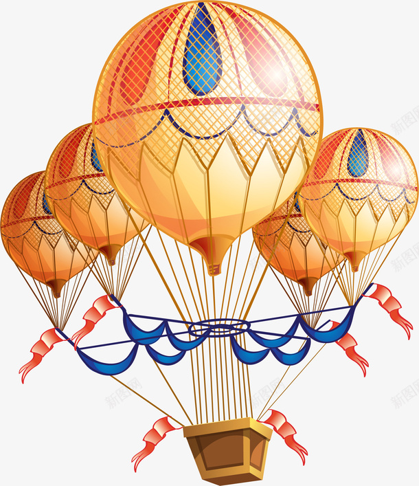 卡通手绘复古气球矢量图ai免抠素材_88icon https://88icon.com 卡通 复古 手绘 气球 矢量图