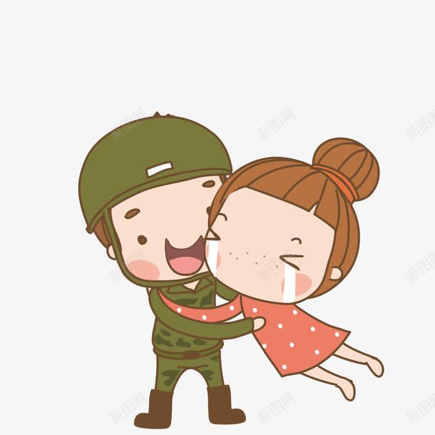 大哭的女孩png免抠素材_88icon https://88icon.com 军官叔叔 大哭 抱抱
