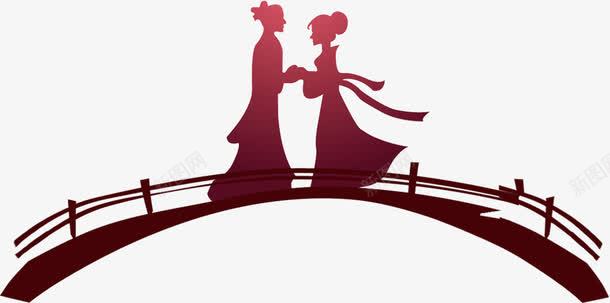 七夕鹊桥会海报png免抠素材_88icon https://88icon.com 七夕 海报 鹊桥会