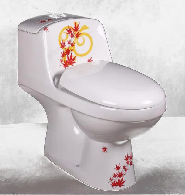 马桶png免抠素材_88icon https://88icon.com 实物 带花纹 瓷质 马桶